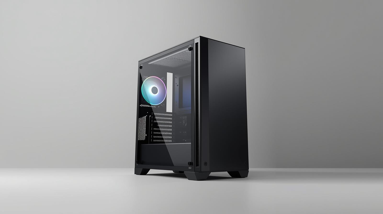 Sleek Tempered Glass PC Case